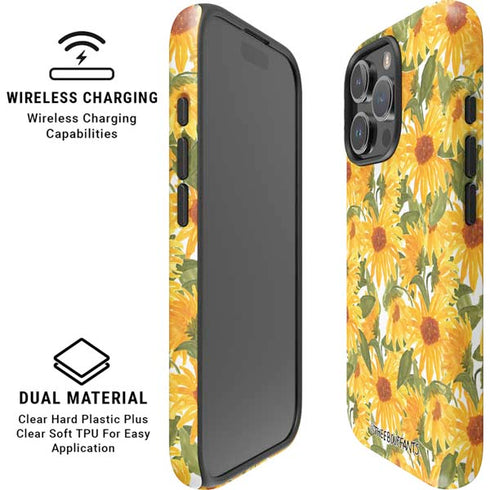 Bouffants and Broken Hearts Sunflowers iPhone 16 Pro Magsafe Impact Case